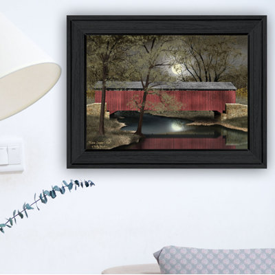 «Warm Summer's Eve» par Billy Jacobs, reproduction d'art sur papier encadrée