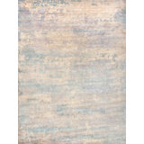 Reflections Abstract Area Rug in Light Beige