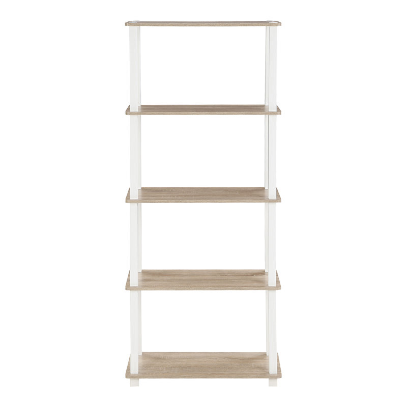 Maxine 59.9cm W Manufactured Wood Shelving Unit, Sonoma Oak/White