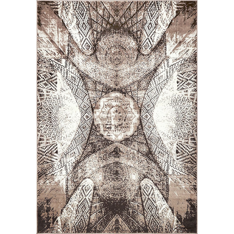 Ahron Ikat Indoor Rug, Rectangle 6' x 9'
