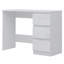 Oleary 3 Drawer Dressing Table Study Desk - Modern No-Handle Design-1353697971