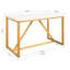Huling Solid Wood Base Dining Table