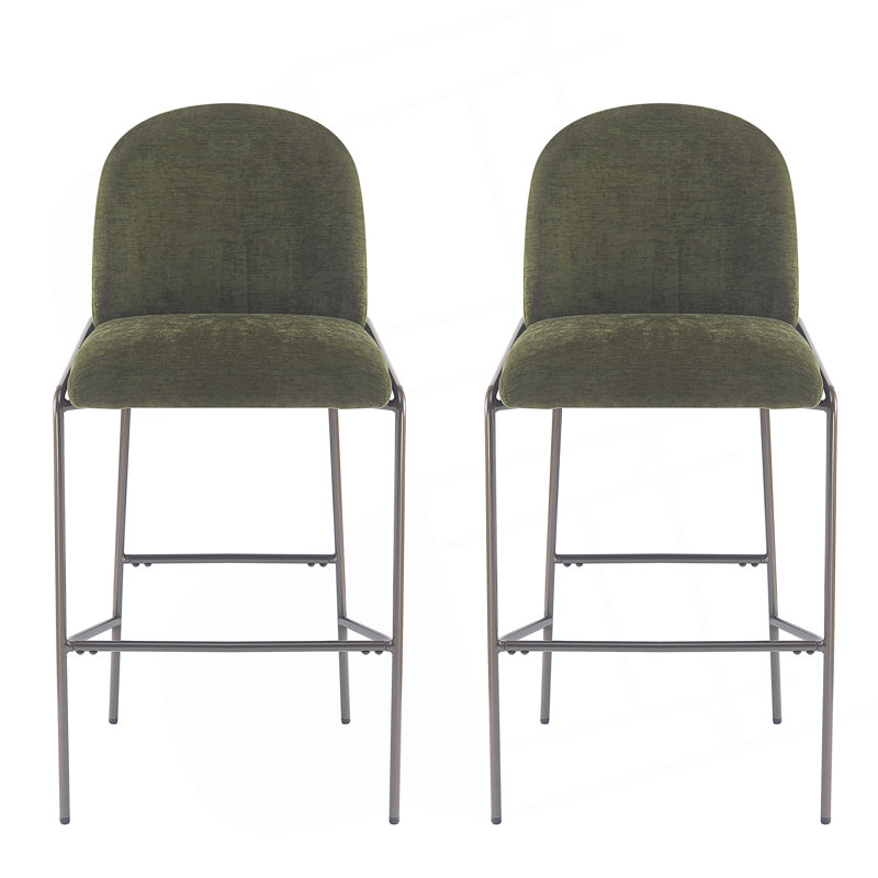 Ensemble de 2 tabourets de bar Galen