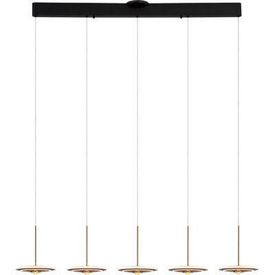 Luminaire suspendu 5 lumières DEL Darissa
