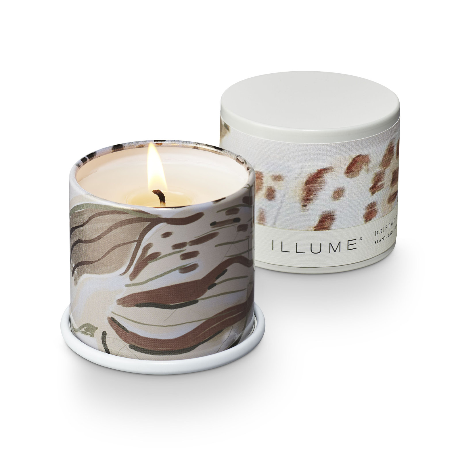 Beautifully Done Driftwood Candle, Demi Vanity Tin