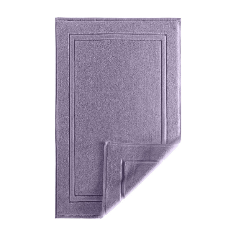 Tapis de bain 100% coton Patonai, 34", Mauve clair
