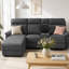 4 Seater Leather Sofa-1616347503