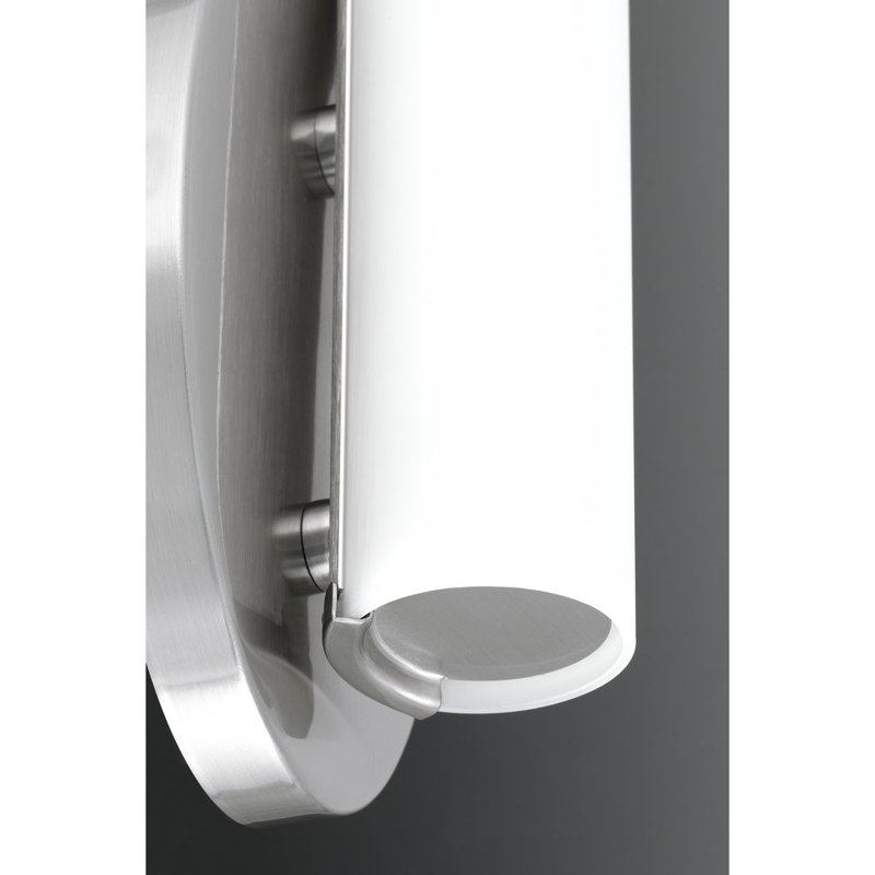Barre d'éclairage de salle de bain DEL à 1 lumière DEL Delphine, Chrome poli