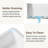 Los Flexi White Undermount Kitchen Sink-111687796-111687797-111687798