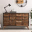 Solid Wood 0 - Door Rectangle Accent Cabinet