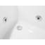 Porcher 1100mm x 1550mm Whirlpool Acrylic Bathtub with Tap-26297265