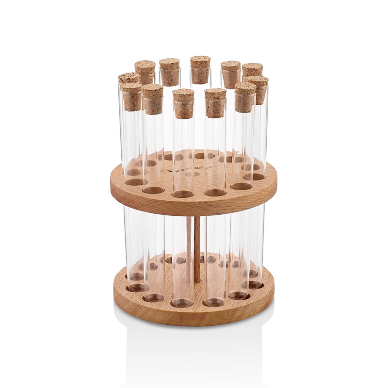 Ensemble de 12 pots et support à épices