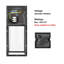 Matte Black 27cm H Outdoor Sconce