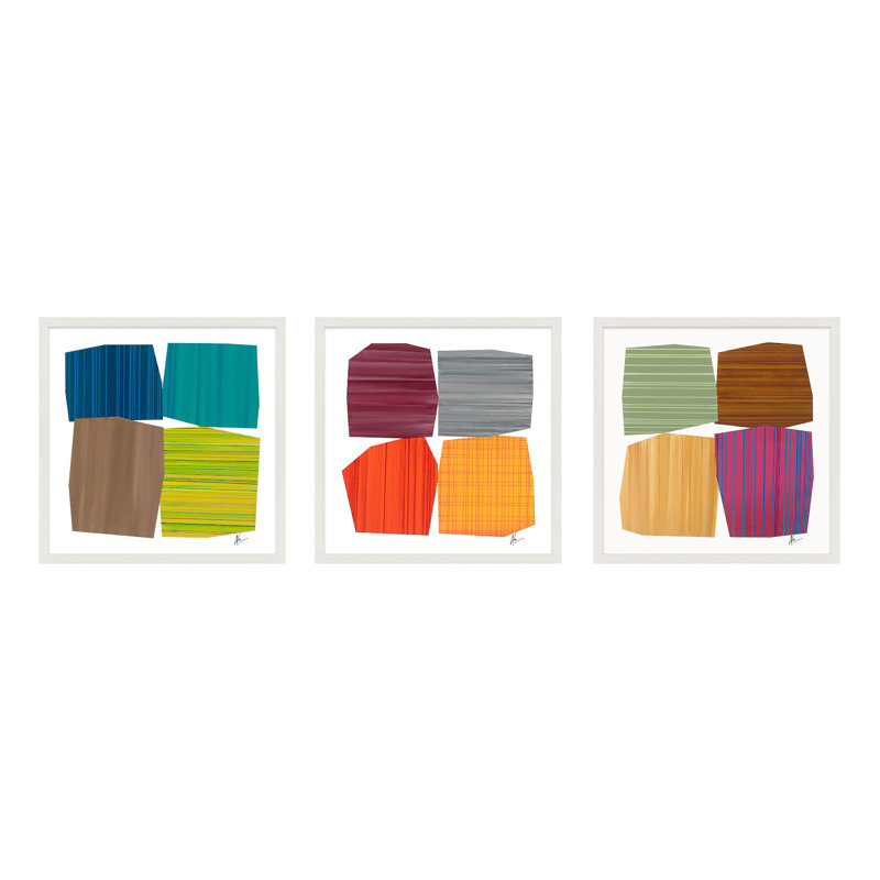 Sunday Somewhere Print by Lee Lessem, 24" H x 24" W x 1.25" D, White