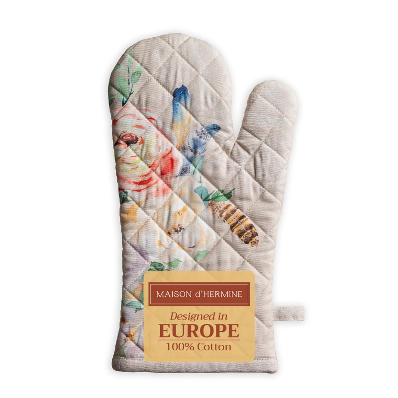 Gants de cuisine 100% coton 7 po x 13 po Maison d'Hermine