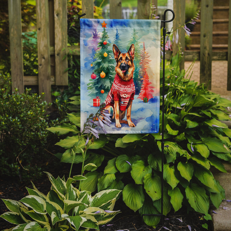 Double Sided Polyester Christmas, 15.5'' H x 11.25'' W