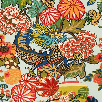 Chiang Mai Dragon Fabric