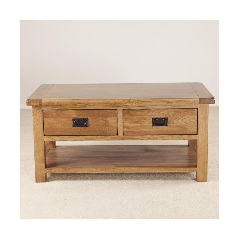 Solid Wood Four Leg Coffee Table