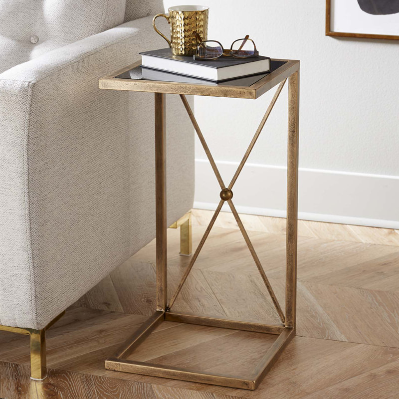 Thatcher Glass Top End Table