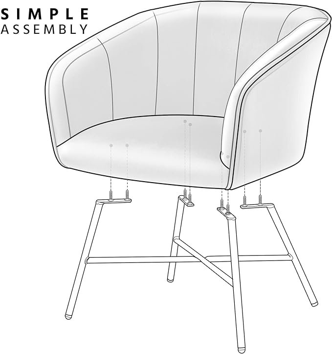 Sunvir Upholstered Accent Chair, Gray Velvet