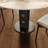 Mid-Century Dining Table For 4-6 People With Round Table Top, Pedestal Dining Table, End Table Leisure Coffee Table-710965987-710965986-710965980