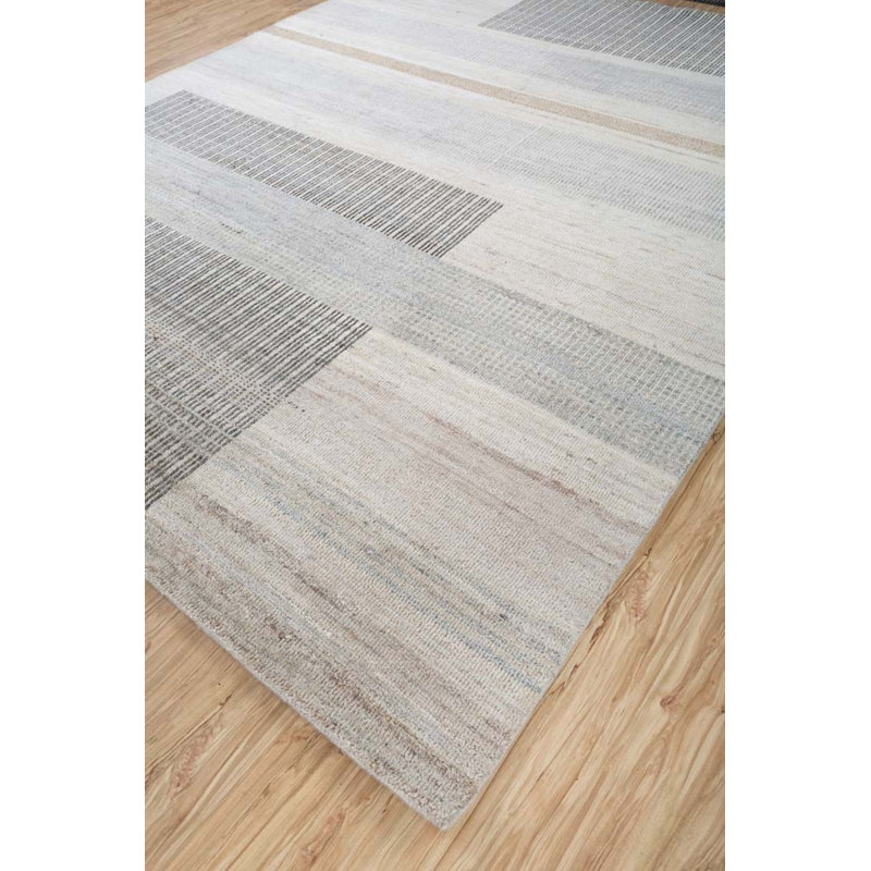 Contemporary One-of-a-Kind Rectangle 8' X 10' Hand Knotted Area Rug