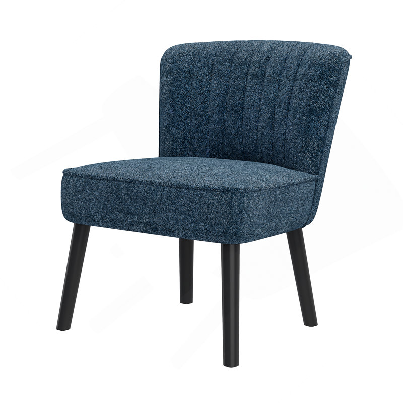 Chaise Shellback en bleu marine, Bleu marine / bleu