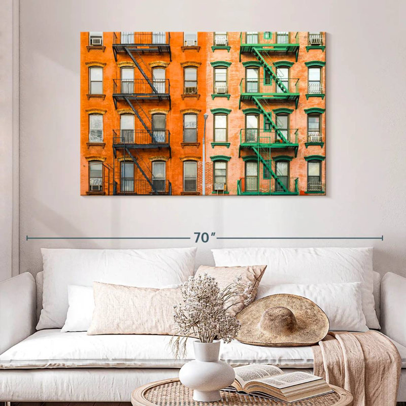 Lilie NYC Fire Escapes, H 32 po x l 48 po