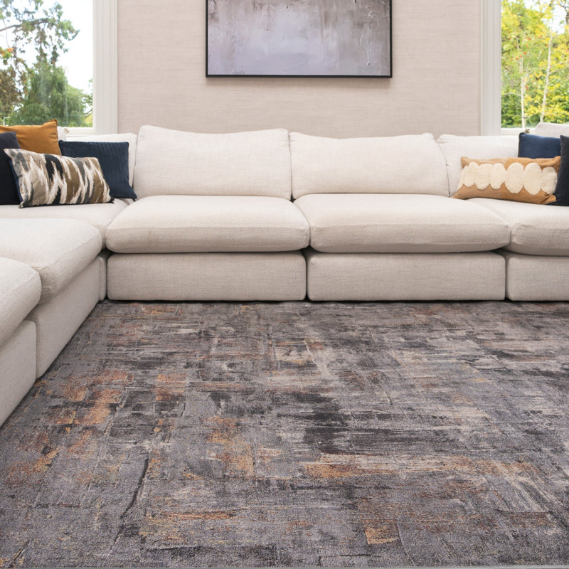 Tathiana Vintage Look Cotton Machine Tufted Area Rug, 160cm x 230cm