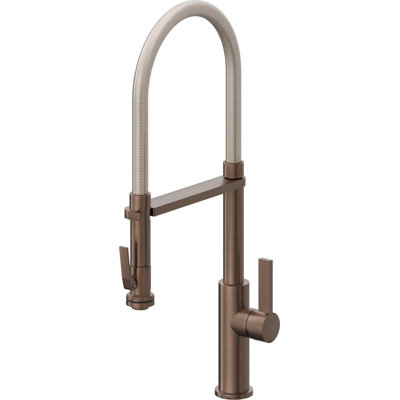 Corsano Contemporary Culinary Pull-Out Kitchen Faucet with Squeeze Sprayer and FB Series Handle