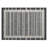 Machine Washable Indoor/Outdoor Christain ACN1399 Black Rug-109530106