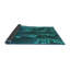 Tapis bleu aqua tissé à la machine-172757342