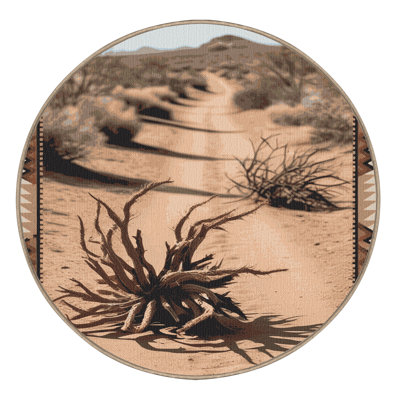  Tapis lavable Tumbleweed Trails Southwestern