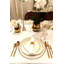 Yosuf 4 Pieces Of Organic Shaped Dinner Plates with Colored Sides-2070909742