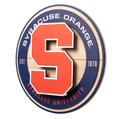 NCAA Syracuse Orange 3DX Circle Wall Art