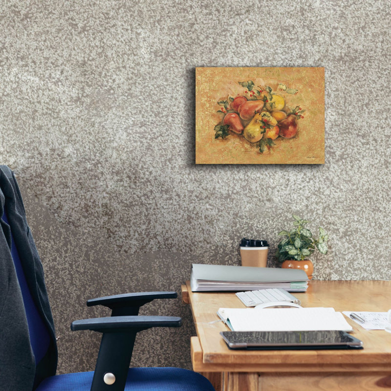 «Holiday Fruit» par Cheri Blum, art mural sur toile, H 12 po x l 16 po x P 0,75 po
