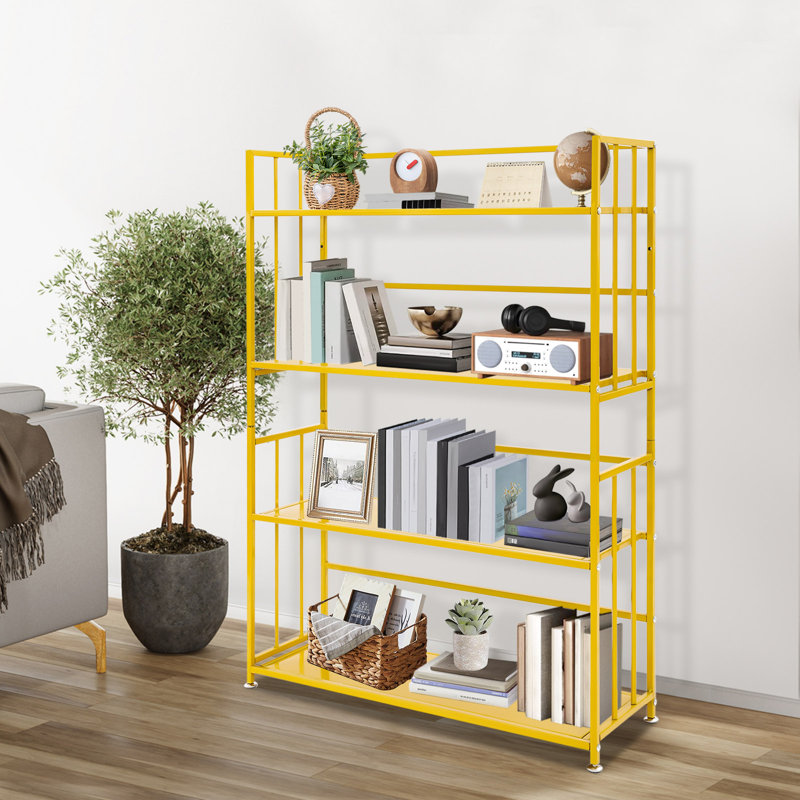 Étagère de rangement 31,5 po x 9,8 po à 4 niveaux, Doré