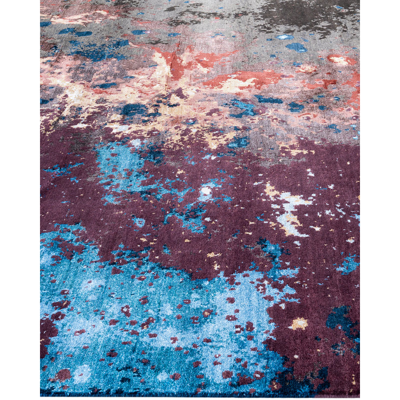 Overdyed One-of-a-Kind 8' 2" X 10' 2" Hand Knotted Area Rug