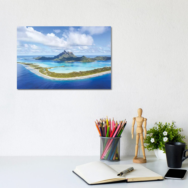 Bora Bora Island, French Polynesia by Matteo Colombo - Wrapped Canvas Print, 20.32 cm H x 30.48 cm W