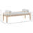 Sahla Linen Textured Fabric Bench-1207316858-1207616445