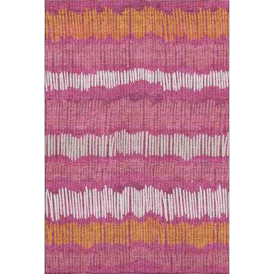 Premium Machine Washable Prisco Blush Rug