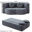 Canapé-lit pliant avec coussin-155779584