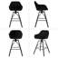 Mukesh Swivel Upholstered Counter Stool with Metal Frame-198481566
