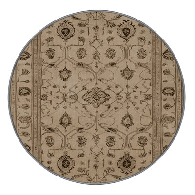 Machine Washable French Gray Area Rug