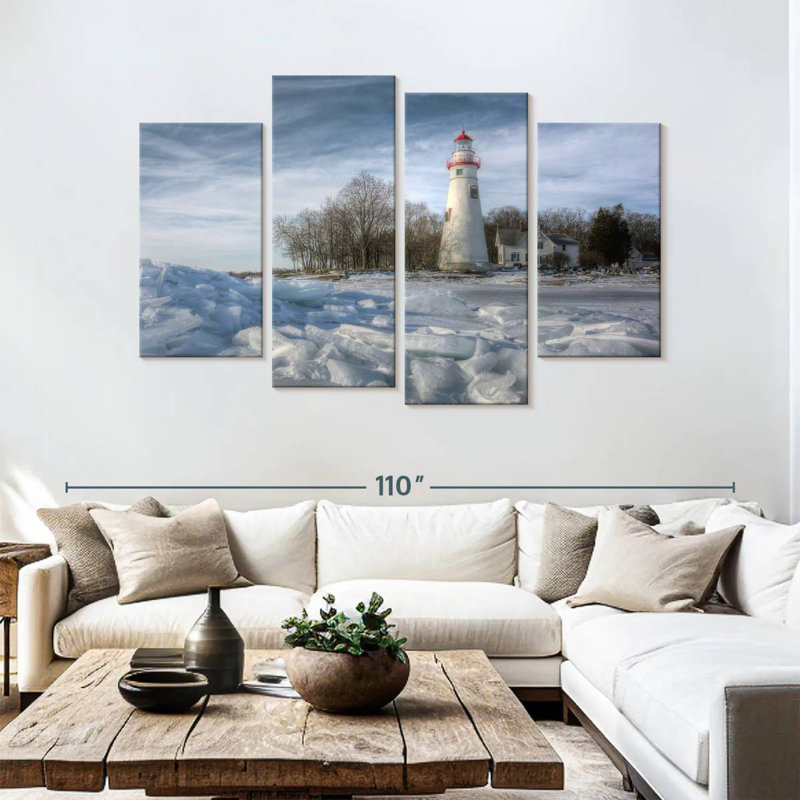 Aletra Winter au phare de Marblehead, H 54 po x l 84 po