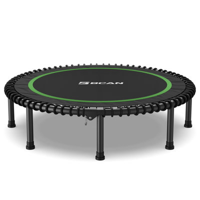 BCAN BT2 Foldable Adult Mini Bungee Trampoline – Quiet Low‑impact Fitness Rebounder, Folding Frame & Up To 450 lbs Capacity