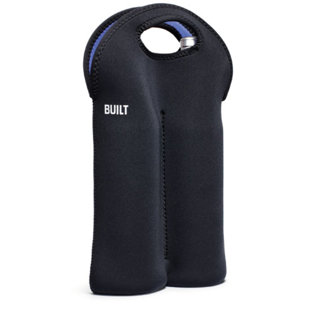 Built NY 2-Bottle Neoprene Wine/Water Bottle Carry Tote