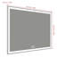 Miroir mural de salle de bain surdimensionné 60X40 pouces