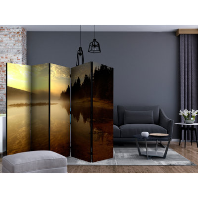 Carrillo 225 cm W x 172 cm H 5 - Panel Folding Room Divider