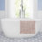 Laura Ashley Butter Chenille Bath Rug-33842522-20351710